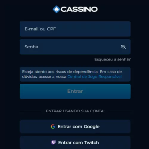 Instruções de transação de pagamento Cassinopix passo 1